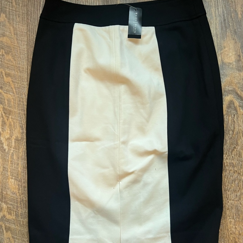 NWT White House Black Market color block pencil skirt